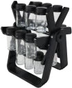 18 Spice Jars with rotating Rack