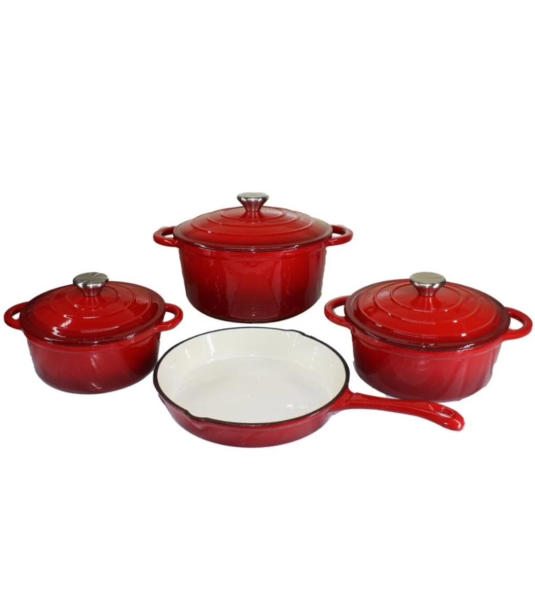7 Piece Cast Iron Cookware Set
