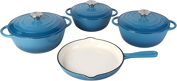 7 Piece Cast Iron Cookware Set