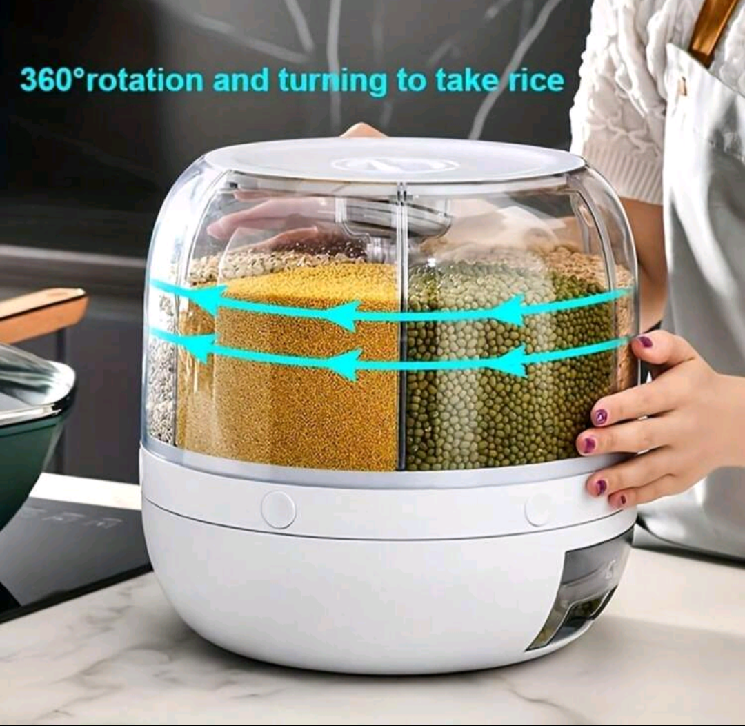 360 Rotating Devided Compartment Storage